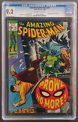 Buy Amazing Spider-man #79 Cgc 9.2 Marvel Comics 1969 2nd Appearance Of The Prowler • 383.76£