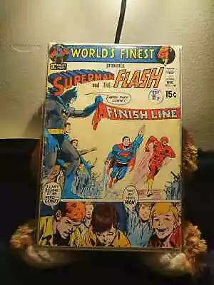 Buy Worlds Finest Comics No 199 - Presents Superman And The Flash Race 3 1970 • 19.99£