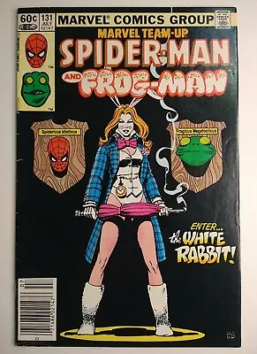 Buy Marvel Team-Up #131 Spider-Man And Frog-Man, 1st Appearance White Rabbit VF- 7.5 • 39.43£