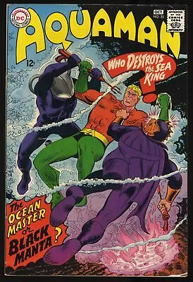 Buy Aquaman #35 FN 6.0 1st Appearance Black Manta Ocean Master! DC Comics 1967 • 240.31£