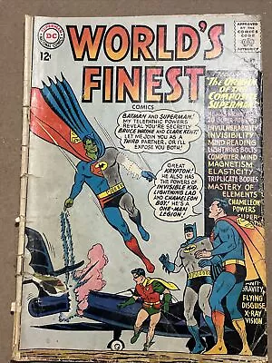 Buy World's Finest Comics #142 DC Comic Book Batman Superman Lex Luthor 1964 X1 • 8£