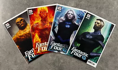 Buy Fantastic Four #1 (2018) Artgerm Variant Covers Set Of 4 NEAR MINT! • 19.92£