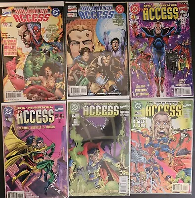 Buy DC MARVEL ALL ACCESS #1 2 3 4 Crossover Comics UNLIMITED ACCESS #1 2 (1996) NM • 15.80£