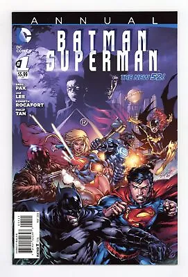 Buy Batman Superman Annual 1B Benes 1:25 Variant VF/NM 9.0 2014 • 15.41£