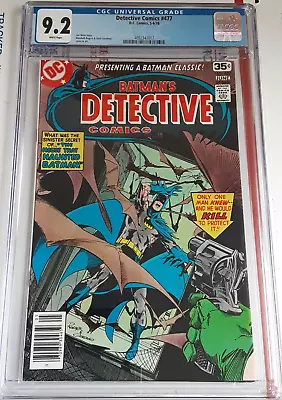Buy Detective Comics #477 CGC 9.2 1st Clayface 3 Preston Payne Looks Awesome For 9.2 • 71.23£