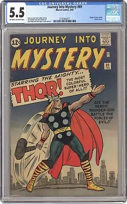 Buy Thor Journey Into Mystery #89 CGC 5.5 1963 2132483011 • 679.62£