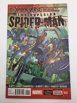 Buy Superior Spiderman #32  Edge Of The Spiderverse  1st Karn Spider Army  2014 • 10.34£