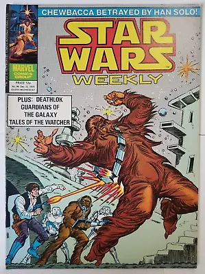 Buy Star Wars Weekly #94 VF/NM (Dec 12 1979, Marvel UK) Han Solo Betrays Chewbacca • 31.60£