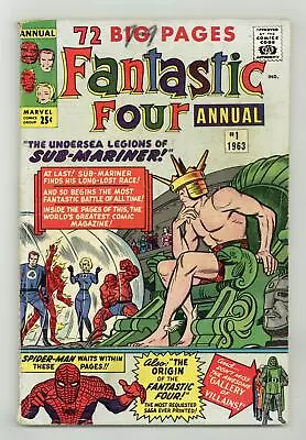 Buy Fantastic Four Annual #1 GD/VG 3.0 1963 • 158.12£