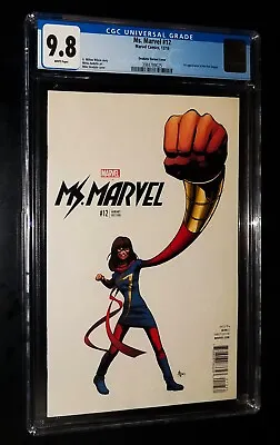 Buy MS. MARVEL #12 Deodato Variant Cover 2016 Marvel Comics CGC 9.8 NM-MT • 74.91£