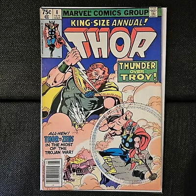 Buy Thor Annual 8 1st App Of Athena Battle Of Thor Vs Zeus Marvel 1979 Vintage • 19.79£