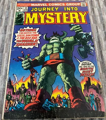 Buy Marvel Comic - JOURNEY INTO MYSTERY- No. 10, April  1974 - Ungraded- Good Cond. • 4.70£