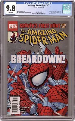 Buy Amazing Spider-Man #565 CGC 9.8 2008 3970219019 • 116.46£