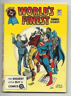 Buy Best Of DC Blue Ribbon Digest #20 - World's Finest - Superman - Batman FN 6.0 • 7.99£