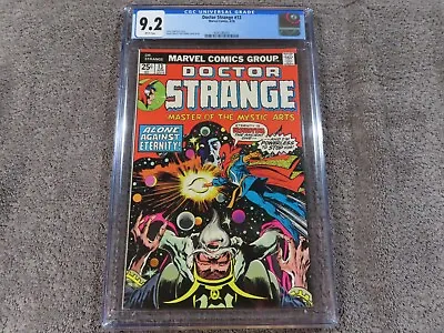 Buy 1976 MARVEL Comics DOCTOR STRANGE #13 - 1st Appearance ONE ABOVE ALL - CGC 9.2 • 238.33£