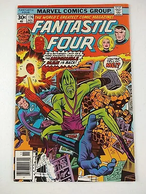 Buy Fantastic Four #176 Impossible Man Cover (1976 Marvel Comics) VF/NM Newsstand • 12.04£