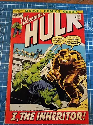 Buy Incredible Hulk 149 Marvel Comics 1971 • 19.92£