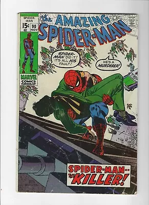 Buy Amazing Spider-Man #90 Death Of Captain George Stacy 1963 Series Marvel • 31.62£