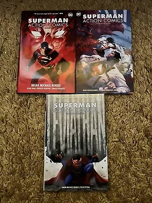 Buy Superman Action Comics Bendis Lot Of 3 Hardcover DC Comics • 6£
