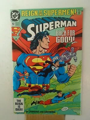 Buy SUPERMAN #82 (1993) Mongul, Cyborg Superman, Steel, Dan Jurgens, DC Comics, D • 2.39£