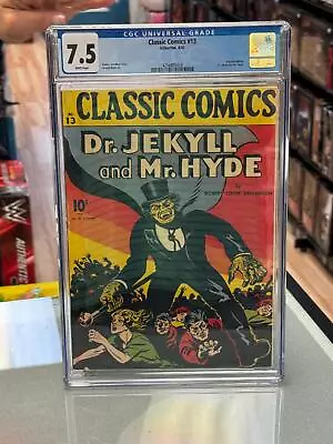 Buy Dr.Jekyll & Mr. Hyde #13 (CGC Graded 7.5 White Pages, Classic Comics) • 779.49£