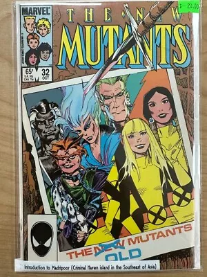 Buy Marvel Comics - The New Mutants No.32 - 1985 - 1st App Of Madripoor City • 15.89£
