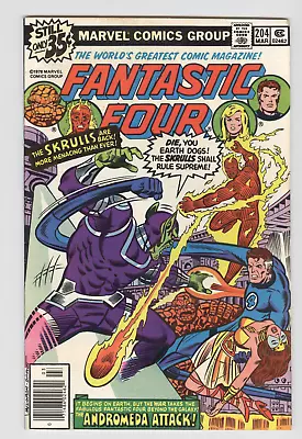 Buy Fantastic Four #204 March 1979 FN- First Appearance Of NOVA Corps • 3.15£