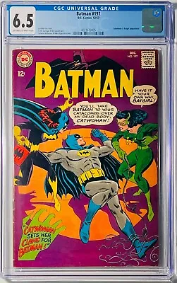 Buy 1967 Batman 197 CGC 6.5  Catwoman &Batgirl Appearance • 139.41£