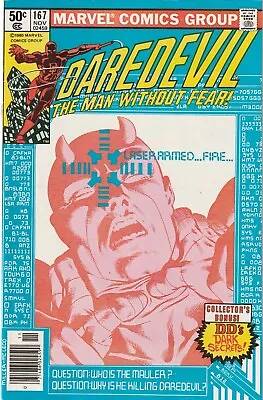 Buy 1980 Daredevil #167 Marvel  Key 1st Appearance Mauler Newsstand Comic • 5.53£