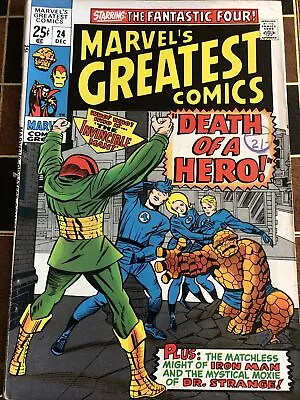 Buy Marvels Greatest Comics / Marvel Comics / 1969 / Issue 24 • 20£
