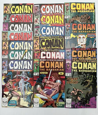 Buy Marvel Conan Complete Run X17 Issues 221-237 Nice Condition! • 68£