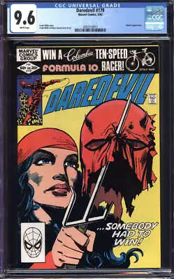 Buy Daredevil #179 Cgc 9.6 White Pages // Elektra Appearance Marvel 1982 • 67.96£