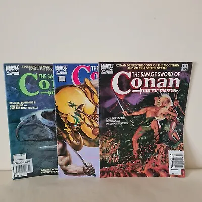 Buy The Savage Sword Of Conan The Barbarian #211,212,213 Marvel Comics JUL-SEP 1993 • 14.99£