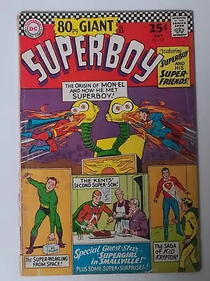 Buy Superboy #129 80pg. Giant G-22 (dc 1966) Silver Age! Est~ G+(2.5) Mon-el Origin! • 8.91£