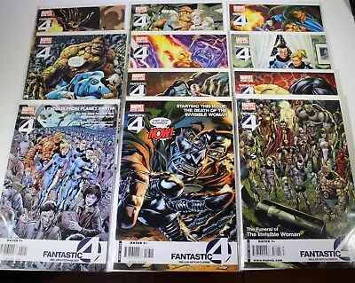 Buy Fantastic Four 11 Issue Lot #555-565 Marvel 2008-2009 • 38.54£