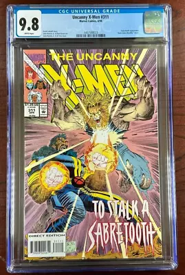 Buy Uncanny X-Men #311 CGC 9.8 WP NM/M 💋 Marvel 1994 Sabretooth Vs Bishop • 63.55£