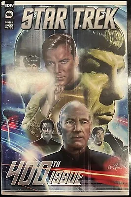 Buy Idw Star Trek #400 2022 Cover A De Martinis Wraparound Cover 1st Print Nm • 6.99£