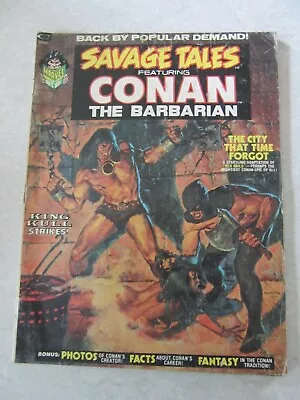 Buy Savage Tales Featuring Conan The Barbarian #2, City That Time Forgot, 1973, Vg-! • 11.85£