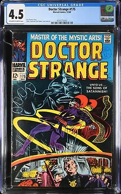 Buy Doctor Strange #175 1968 CGC 4.5 OW/W | Asmodeus Disguises As Wong | 4330272010 • 59£