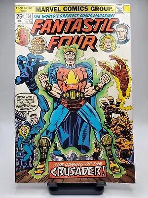 Buy Fantastic Four #164 Marvel 1975 1st App Of Frankie Raye (Nova)! & The Crusader!! • 13.78£