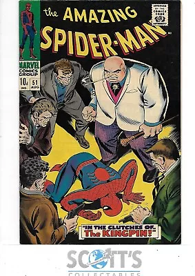 Buy Amazing Spider-man   #51   F/vf  2nd Kingpin • 300£