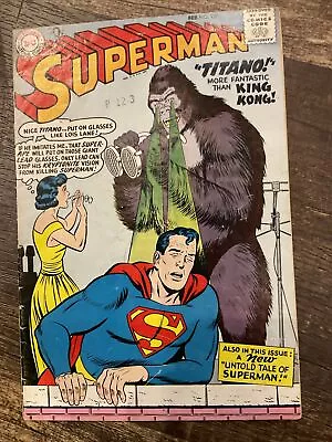 Buy Superman #127 DC 1959 Silver Age VG -1st Appearance & Origin Of Titano • 24.51£