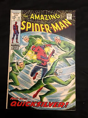 Buy Marvel The Amazing Spider-Man  Comic No 71  Silver Age 12c Issue • 70£