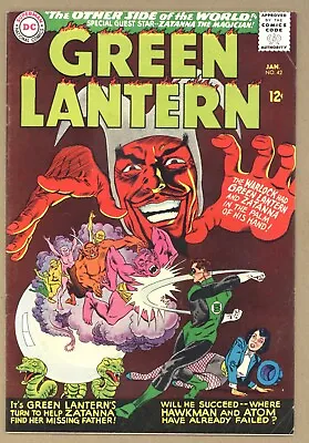 Buy Green Lantern 42 FN- Kane/Anderson Cover! ZATANNA! Warlock Of Ys! 1966 DC U928 • 39.95£