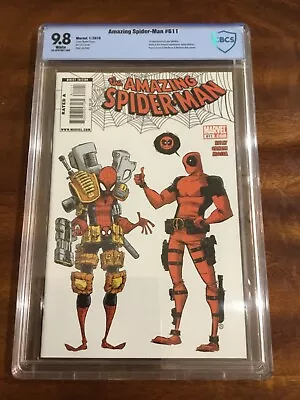 Buy Amazing Spider-Man #611 CBCS 9.8 WHITE PAGES Skottie Young Cover Not CGC • 119.88£
