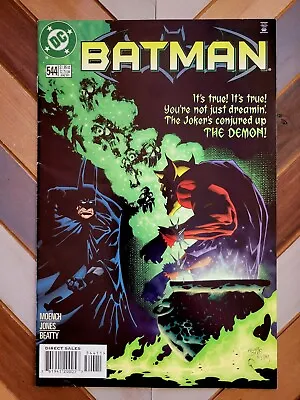 Buy Batman #544 FN+ (DC, 1997) Featuring The Joker, Arkham Asylum • 6.05£