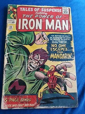 Buy Tales Of Suspense #55- Marvel -1964 - Iron Man -Mandarin- Stan Lee • 39.97£