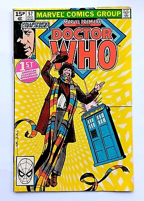 Buy Marvel Premiere #57 1st US Comic Appearance Doctor Who (Marvel 1980) Bronze Age • 9.95£