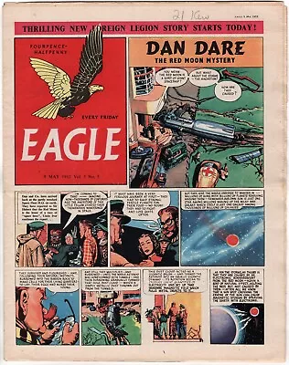 Buy Eagle Vol 3 #5, 9th May 1952. FN/VFN. Dan Dare. From £4* • 4.49£