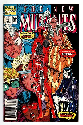Buy The New Mutants #98 Newsstand - 1st Appearance Deadpool -KEY- X-Force -1991 - FN • 275.93£